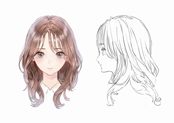 画像ギャラリー No.048のサムネイル画像 / イラストレーター岸田メルとは何者なのか。「BLUE REFLECTION TIE/帝」のキャラクターデザインから，その繊細な絵の起源を探る