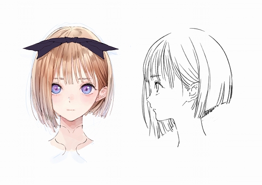 画像ギャラリー No.051のサムネイル画像 / イラストレーター岸田メルとは何者なのか。「BLUE REFLECTION TIE/帝」のキャラクターデザインから，その繊細な絵の起源を探る