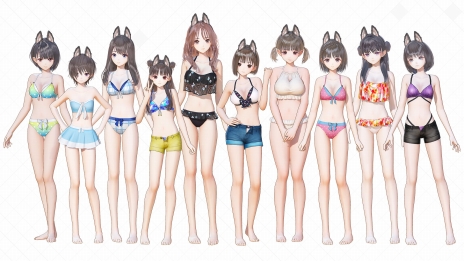 画像ギャラリー No.016のサムネイル画像 / 「BLUE REFLECTION TIE/帝」可愛い猫耳姿が楽しめる新コスチューム，新マップが手に入るDLC第1弾が配信。フォトモードのアップデートも
