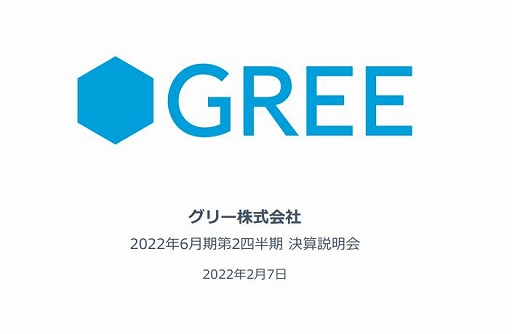画像ギャラリー No.003のサムネイル画像 / グリーが2022年6月期第2四半期の決算短信を公開。売上高は前年同期比2.9%増も営業利益は22.7%減