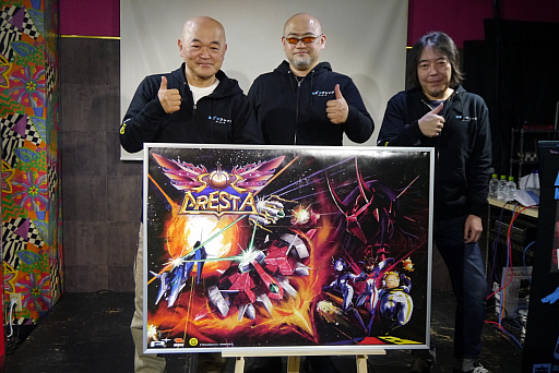 画像ギャラリー No.001のサムネイル画像 /  「ソルクレスタ」×ゲーセンミカドのコラボ生放送レポート。高橋名人がキャラバンモードに挑戦！