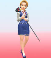 画像ギャラリー No.003のサムネイル画像 / 「CLAP HANZ GOLF」，“3回押しショット”を実装。受付嬢“セレナ”がプレイアブルキャラに