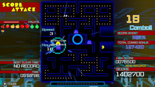 画像ギャラリー No.010のサムネイル画像 / パックマンのバトロワ「PAC-MAN 99」をさっそくプレイ。アイテムを取得するタイミングや強化システムの使い分けが勝敗を分ける