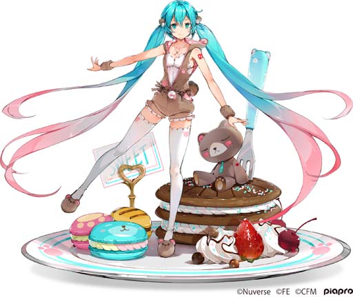 画像ギャラリー No.005のサムネイル画像 / 「フィギュアストーリー」にて“初音ミク”とのコラボレーションイベントがスタート。コラボ記念に制作されたアニメOP風の映像も公開に