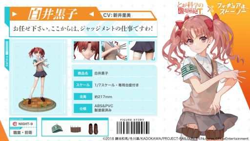 画像ギャラリー No.003のサムネイル画像 / 「フィギュアストーリー」でTVアニメ「とある科学の超電磁砲T」とのコラボイベント開催