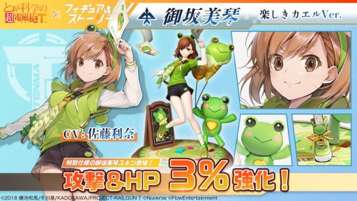 画像ギャラリー No.004のサムネイル画像 / 「フィギュアストーリー」でTVアニメ「とある科学の超電磁砲T」とのコラボイベント開催