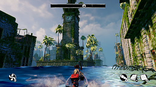 画像ギャラリー No.002のサムネイル画像 / Switch用DLソフト「ミクと水没都市」が4月28日より配信。水没した謎めいた街を探索する“戦闘のない”アクションゲーム