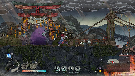 画像ギャラリー No.003のサムネイル画像 / Steamで「GetsuFumaDen: Undying Moon」の早期アクセスが本日開始。動画投稿ガイドラインも公開
