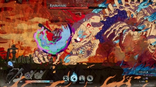画像ギャラリー No.004のサムネイル画像 / Switch版「GetsuFumaDen: Undying Moon」は本日配信。月風魔伝の世界観をベースとした“ローグヴァニア2Dアクション”