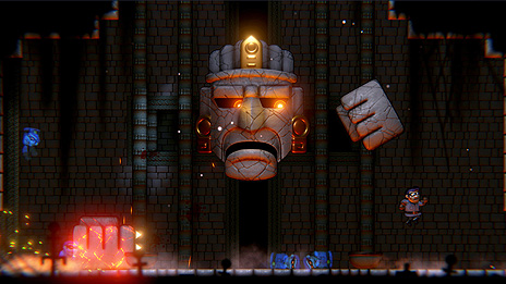 画像ギャラリー No.006のサムネイル画像 / Switch「怪盗ロビーと忘れられた神殿」が本日リリース。“必ずや，罠にハマる”という高難度プラットフォームアクション