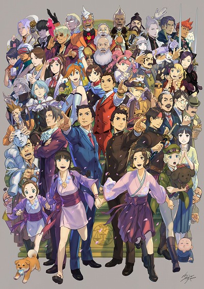 画像ギャラリー No.001のサムネイル画像 / 「逆転裁判」シリーズ20周年記念の描きおろしイラストが公開に。記念イラストを活用した新商品の受注もスタート