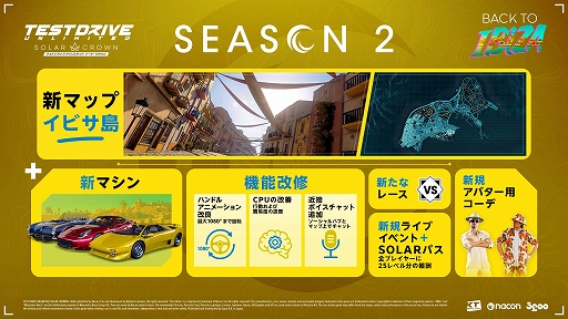 画像ギャラリー No.005のサムネイル画像 / PS5版「Test Drive Unlimited: Solar Crown」，イビサ島が舞台のシーズン2開幕。CPU難度や挙動の調整などゲームプレイの改善も実施