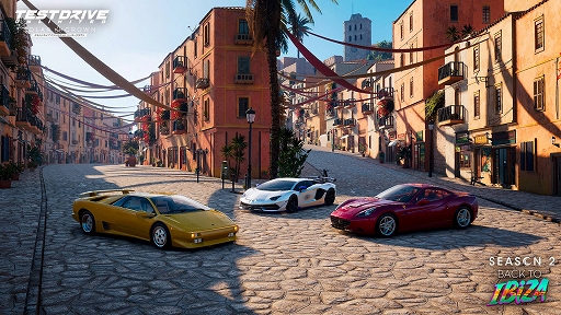 画像ギャラリー No.006のサムネイル画像 / PS5版「Test Drive Unlimited: Solar Crown」，イビサ島が舞台のシーズン2開幕。CPU難度や挙動の調整などゲームプレイの改善も実施