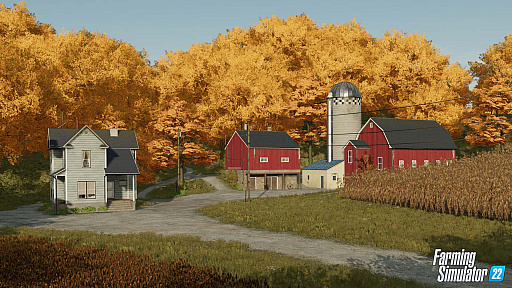 画像ギャラリー No.003のサムネイル画像 / 農業シム「Farming Simulator 22」の新たなマップ“Elmcreek”が発表。アメリカ中西部をモチーフにした大平原を耕そう