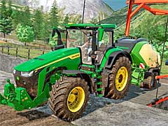 PC「Farming Simulator 22」，新たなマルチプレイモード「Arena」と「Bale Stacking」のオープンβテスト開始。小麦を収穫して高く積み上げろ