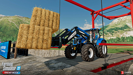 画像ギャラリー No.003のサムネイル画像 / PC「Farming Simulator 22」，新たなマルチプレイモード「Arena」と「Bale Stacking」のオープンβテスト開始。小麦を収穫して高く積み上げろ
