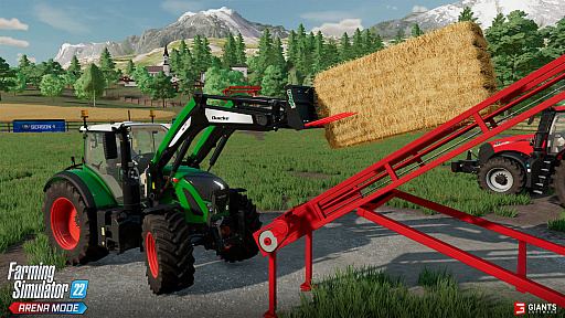 画像ギャラリー No.005のサムネイル画像 / PC「Farming Simulator 22」，新たなマルチプレイモード「Arena」と「Bale Stacking」のオープンβテスト開始。小麦を収穫して高く積み上げろ