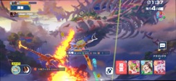 画像ギャラリー No.015のサムネイル画像 / ［プレイレポ］「機兵とドラゴン」は，最大3人1組の4チームが対戦する“運命共同体”バトルゲーム。「浮島艦」を護衛しつつ，敵艦を撃沈しよう