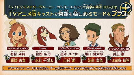 画像ギャラリー No.004のサムネイル画像 / 「レイトン ミステリージャーニー カトリーエイルと大富豪の陰謀 DX+」が本日発売。ジバニャンがナゾトキに挑戦する動画シリーズの1回目も公開