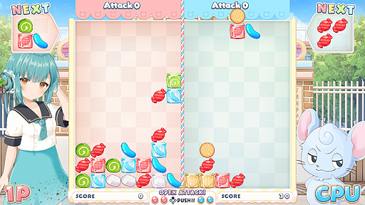 画像ギャラリー No.004のサムネイル画像 / サクセスのSwitch向け新作「かしおり」はお菓子がモチーフの落ちものパズル。30周年のSTG“コットン”からゲストキャラも登場予定