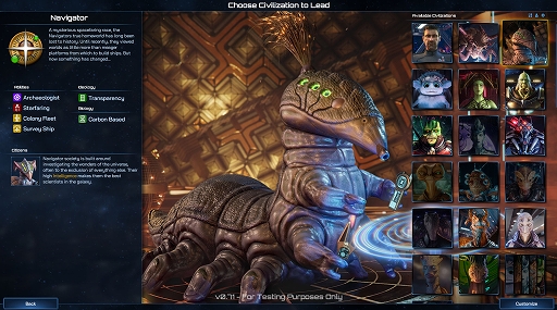 画像ギャラリー No.001のサムネイル画像 / 「Galactic Civilizations IV」のβテスト第1弾がスタート。概要を紹介するリリーストレイラーも公開に