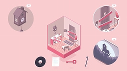 画像ギャラリー No.009のサムネイル画像 / Switch版「オールモスト・ゴーン」が5月27日にリリース。視点の調整や回転で小さな部屋に隠された謎を解き明かすパズルアドベンチャー