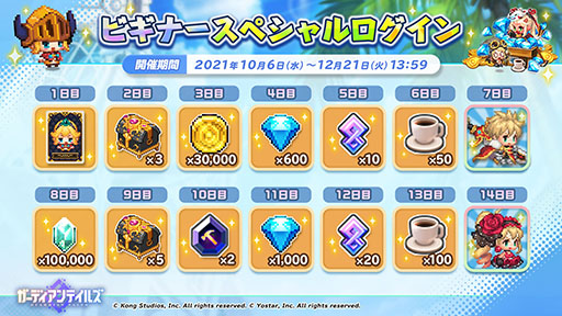 画像ギャラリー No.006のサムネイル画像 / 「ガーディアンテイルズ」が配信開始。ドット絵のキャラクターによるアクションやダンジョン攻略が魅力のスマホ向けARPG