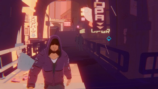 画像ギャラリー No.002のサムネイル画像 / グラフィックノベル風アクションADV「FORECLOSED」がリリース。サイバーパンクな世界を舞台にした脳にチップを埋め込まれた男の逃亡劇