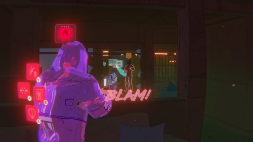 画像ギャラリー No.004のサムネイル画像 / グラフィックノベル風アクションADV「FORECLOSED」がリリース。サイバーパンクな世界を舞台にした脳にチップを埋め込まれた男の逃亡劇