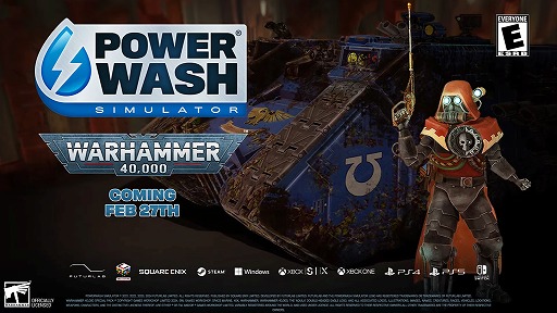 画像ギャラリー No.001のサムネイル画像 / 「パワーウォッシュ シミュレーター」で「Warhammer 40,000」とのコラボDLCが2月27日発売へ。帝国技術局の一員となり，汚れを洗い落とそう