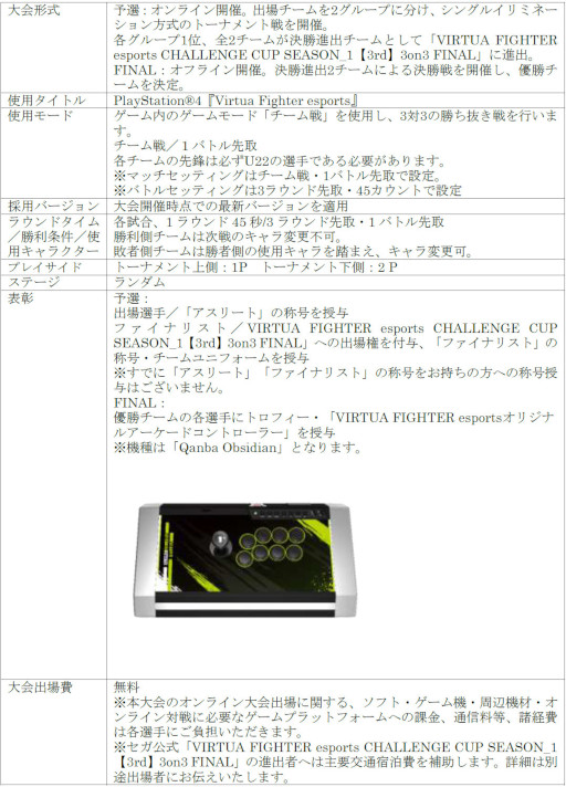 画像ギャラリー No.010のサムネイル画像 / 「Virtua Fighter esports」公式大会の結果を発表。とんちゃん選手とじゃんぬ選手が新プロ選手に