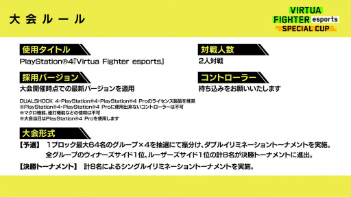 画像ギャラリー No.007のサムネイル画像 / 「VFes」初のオフライン1Dayトーナメントを制したのは塩辛選手。「VIRTUA FIGHTER esports SPECIAL CUP」現地レポート