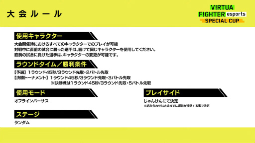 画像ギャラリー No.008のサムネイル画像 / 「VFes」初のオフライン1Dayトーナメントを制したのは塩辛選手。「VIRTUA FIGHTER esports SPECIAL CUP」現地レポート