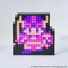 画像ギャラリー No.006のサムネイル画像 / 「ドラゴンクエストIII」のピクセライトが4月22日に発売。ドットデザインの勇者，戦士，僧侶，魔法使いをモチーフにしたルームライト