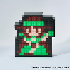 画像ギャラリー No.010のサムネイル画像 / 「ドラゴンクエストIII」のピクセライトが4月22日に発売。ドットデザインの勇者，戦士，僧侶，魔法使いをモチーフにしたルームライト