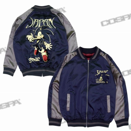 画像ギャラリー No.002のサムネイル画像 / 「ソニック」のスカジャンが2022年3月下旬に発売。予約受付を開始