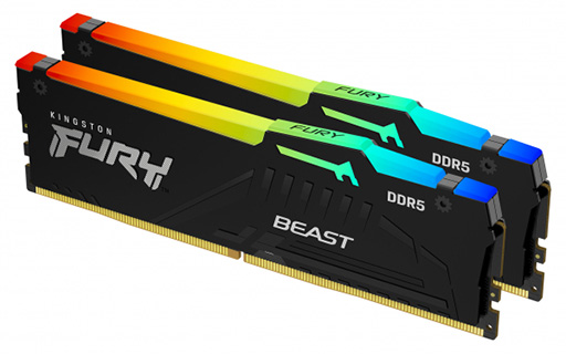 画像ギャラリー No.001のサムネイル画像 / Kingston，ゲーマー向けの光るDDR5メモリモジュールを発表
