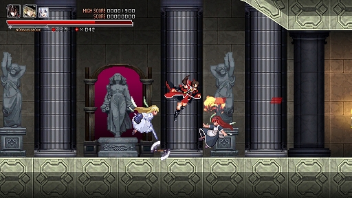 画像ギャラリー No.007のサムネイル画像 / 【PR】2Dアクション「紅魔城レミリア 緋色の交響曲」。東方キャラが登場する往年の人気作が，フルボイス化を含むHDリマスター版で登場