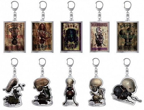 画像ギャラリー No.002のサムネイル画像 / 奇ゲー「ガラージュ」のアートを用いたアクリルキーホルダーやビッグTシャツなどをヴィレッジヴァンガードが展開。先行受注は8月20日から