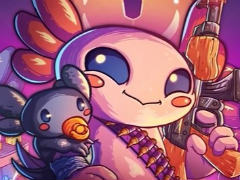 ウーパールーパー（アホロートル）がAKでやりたい放題銃撃戦。シニカル×カワイイ×ローグライク「AK-xolotl」，2023年9月14日配信