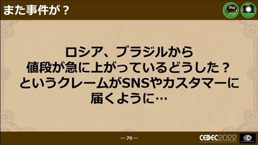 画像ギャラリー No.055のサムネイル画像 / ［CEDEC 2022］「戦場のフーガ」から学んだ，ワールドワイド・マルチプラットフォームでの発売における問題と課題への対応