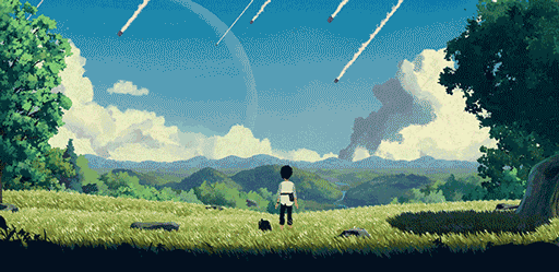 画像ギャラリー No.001のサムネイル画像 / 緑あふれる惑星に,黒光りする機械の大群。手描きアニメのような美しい世界を冒険するパズルADV「Planet of Lana」が発売