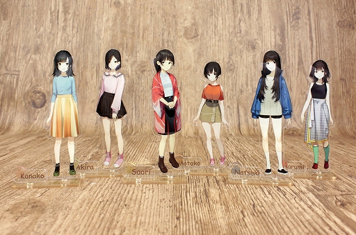 画像ギャラリー No.002のサムネイル画像 / 「こちら、母なる星より」のアクリルフィギュア,リキッドキーホルダーなど新グッズが発売に
