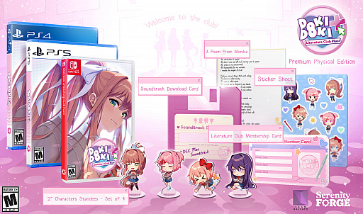画像ギャラリー No.002のサムネイル画像 / 「Doki Doki Literature Club Plus!」が日本語をサポートして6月30日にリリース。恋愛シムのようなサイコホラー