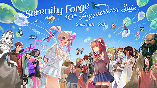画像ギャラリー No.001のサムネイル画像 / 「ドキドキ文芸部プラス！」「LISA」シリーズなどが値下げ。Serenity Forge，10周年を記念したセールを開催中