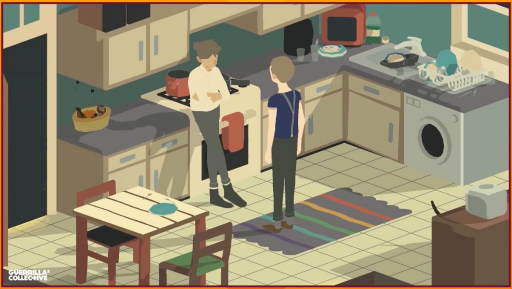 画像ギャラリー No.001のサムネイル画像 / 「No Longer Home」が2021年内に発売。大学を卒業し共同生活を終える2人の心情を描くアドベンチャーゲーム