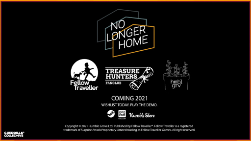 画像ギャラリー No.005のサムネイル画像 / 「No Longer Home」が2021年内に発売。大学を卒業し共同生活を終える2人の心情を描くアドベンチャーゲーム