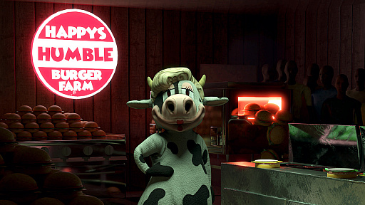 画像ギャラリー No.002のサムネイル画像 / ホラーとレストラン運営シムが合体? 「Happy’s Humble Burger Farm」のリリースが2021年第4四半期に決定