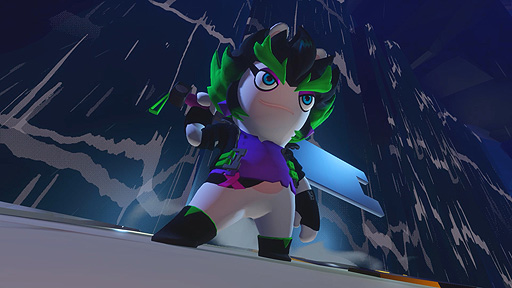 画像ギャラリー No.013のサムネイル画像 / Switch「マリオ＋ラビッツ最新作（仮称）」の最新画像が公開。闇の力を持つ巨大な敵から星を救うため，マリオとラビッツが宇宙を旅する