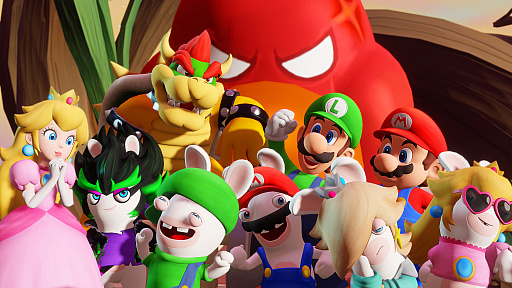 画像ギャラリー No.001のサムネイル画像 / 「マリオ＋ラビッツ ギャラクシーバトル」のゲーム情報を公開。ターン制バトルで敵と戦うシミュレーションアドベンチャー
